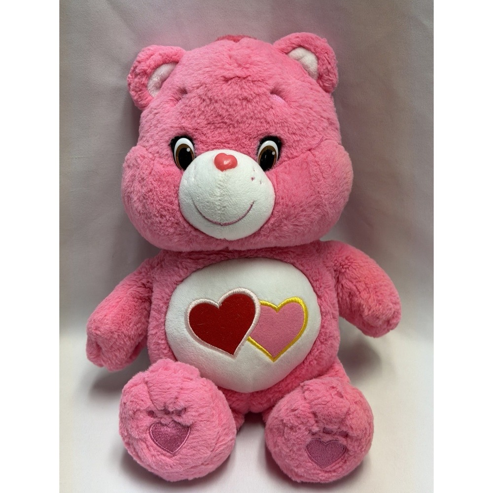 Care Bear Plush Love a Lot Pink Stuffed Animal 14 in 2015